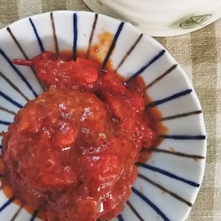 トマト缶☆煮込みハンバーグ